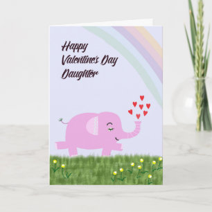 Valentine's Day Card for Young Daughter