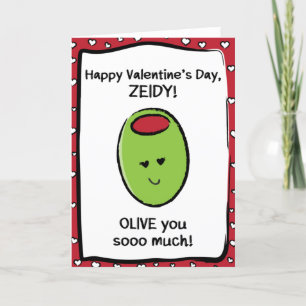 Valentine's Day Card for Zeidy
