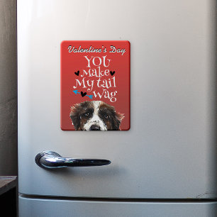 Valentine's Day card...from your St Bernard fridge Magnet