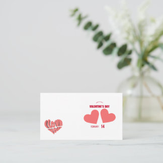 Valentine's Day card – Heartfelt & Elegant