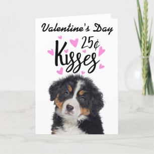 Valentine's Day card kisses ...from the dog