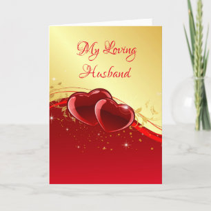 Valentine's Day Card-My Loving Husband  Holiday Card