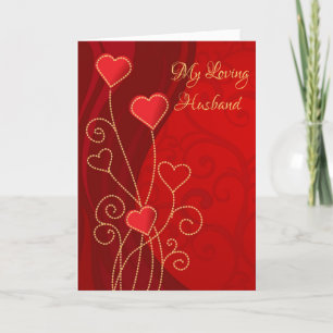 Valentine's Day Card-My Loving Husband  Holiday Card