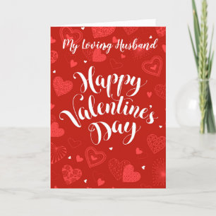 Valentine's Day Card-My Loving Husband Holiday Card