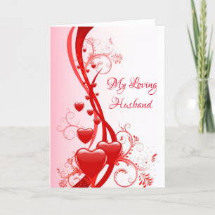 Valentine's Day Card-My Loving Husband  Holiday Card