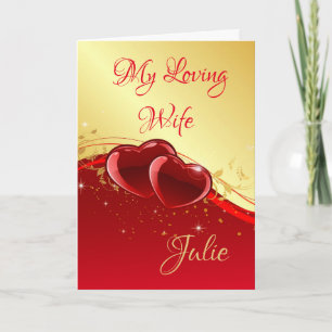 Valentine's Day Card-My Loving Wife Holiday Card
