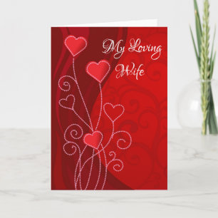 Valentine's Day Card-My Loving Wife  Holiday Card
