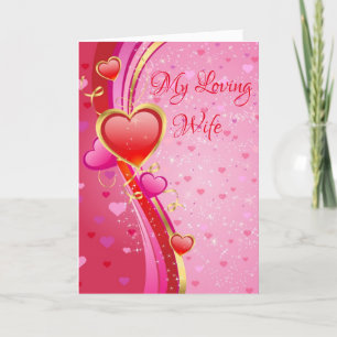 Valentine's Day Card-My Loving Wife  Holiday Card