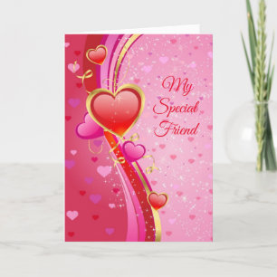 Valentine's Day Card-My Special Friend  Holiday Card