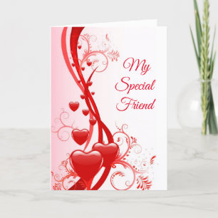 Valentine's Day Card-My Special Friend  Holiday Card