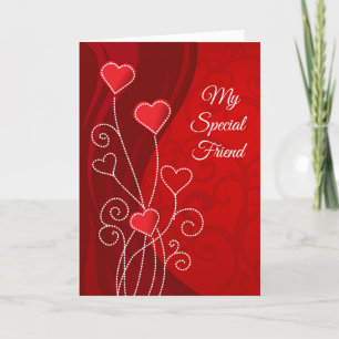 Valentine's Day Card-My Special Friend  Holiday Card