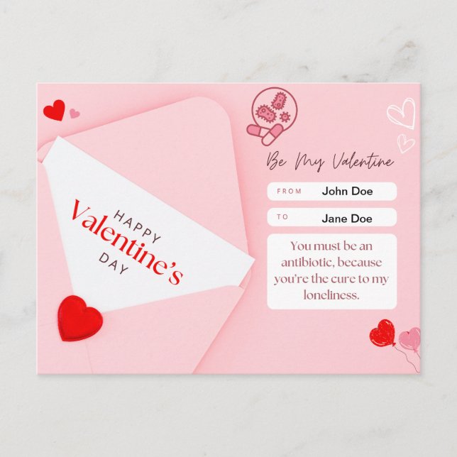 Valentine's Day Card - Pharmacology 2 (Front)