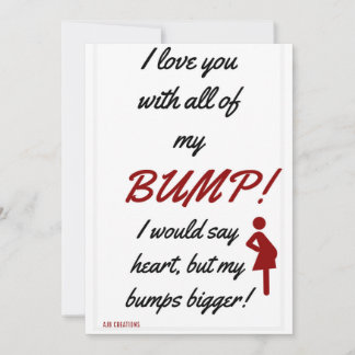 Valentine's Day Card/ Pregnancy Announcement