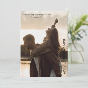 Valentine's Day card, romantic card, love card