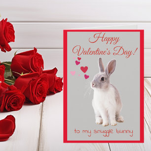 Valentines Day Card to my Snuggle Bunny