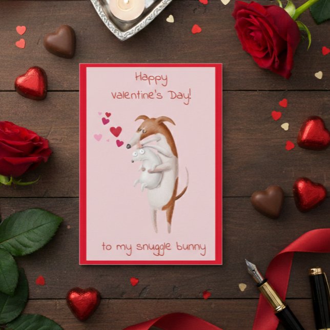 Valentines Day Card to my Snuggle Bunny Dog (Creator Uploaded)
