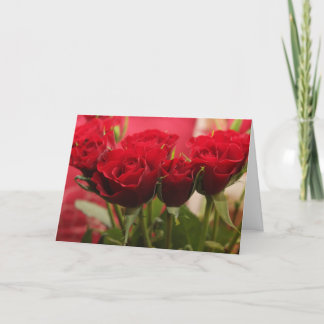 Valentine's Day Card with Roses