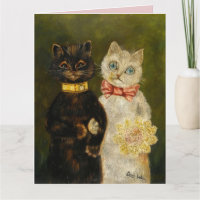 VALENTINE'S DAY CAT LOUIS WAIN OVERSIZED BIG CARDS