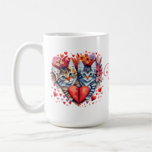 Valentine's Day Cat Mug