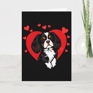 Valentine's Day Cavalier King Charles Spaniel  Card
