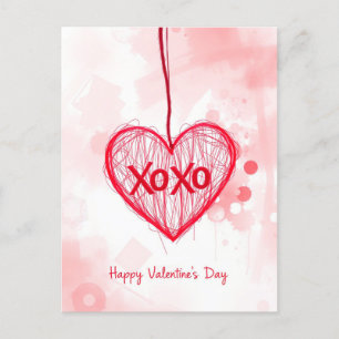 Valentine's Day celebration of Love Postcard