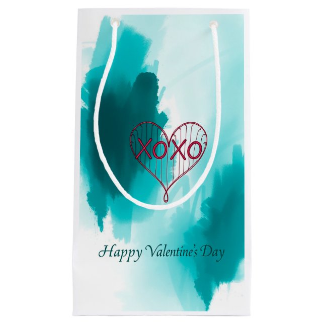 Valentine's Day celebration of Love Small Gift Bag (Front)