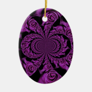 Valentines day ceramic tree decoration