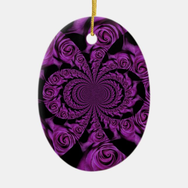 Valentines day ceramic tree decoration (Front)