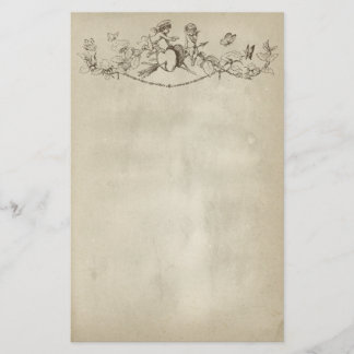 Valentine's Day Cherubs Stationery Paper