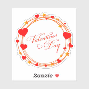 Valentine's Day Circle Design-25695