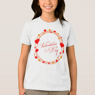 Valentine's Day Circle Design-25695 Tri-Blend Shirt