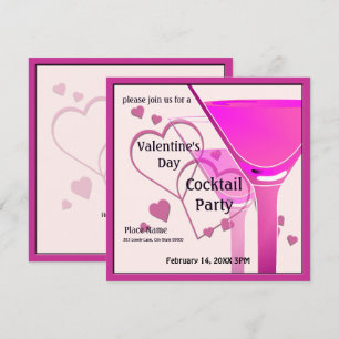 Valentine's Day Cocktail Party Invitation