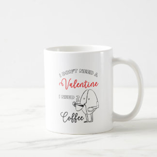 VALENTINE'S DAY COFFEE LOVER WHITE  COFFEE MUG