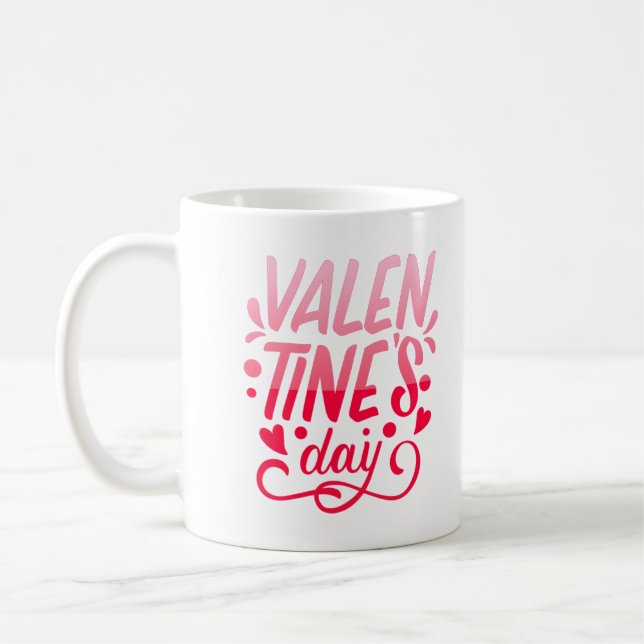 valentine's day coffee mug (Left)