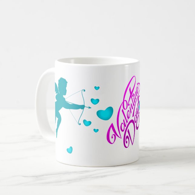 Valentine's Day Coffee Mug (Front Left)