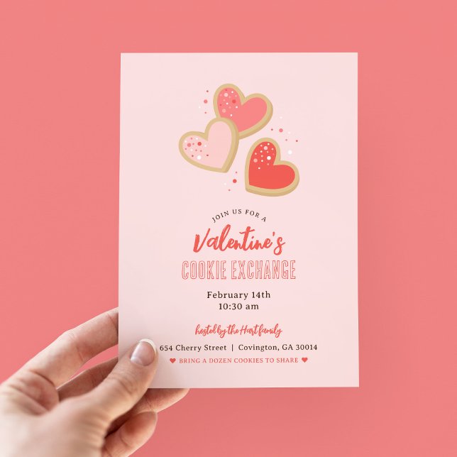 Valentine's Day Cookie Exchange Party Invitation (Creator Uploaded)