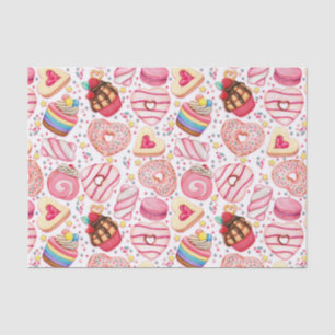 Valentine's Day Cookies and Cupcakes  Tissue Paper