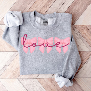 Valentine's Day Coquette Bow shirt, Valentine's  Sweatshirt