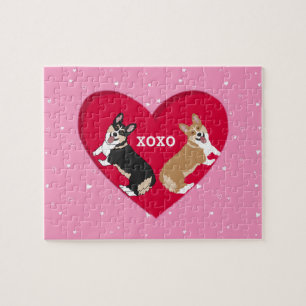 Valentines Day Corgi Jigsaw Puzzle