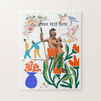 Valentine's day couple colourful  jigsaw puzzle