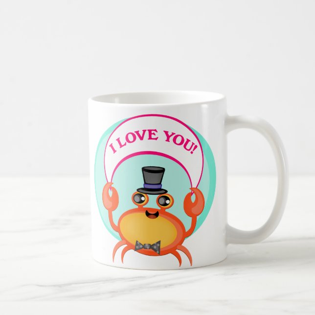 Valentine's Day Crab Mug (Right)