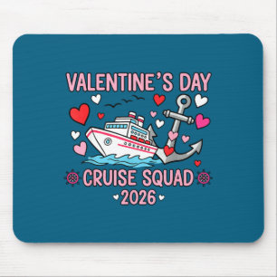 Valentines Day Cruise 2026 Matching Family Couples Mouse Mat