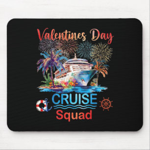 Valentine's Day Cruise Squad 2026 Couples Vacation Mouse Mat