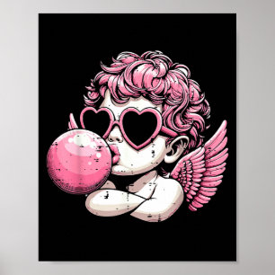 Valentines Day Cud Bubblegum Retro Cherub Women Gi Poster