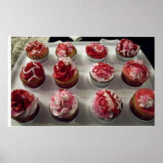 Valentines Day Cupcakes Poster
