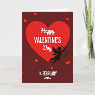 Valentines Day Cupid Love Card