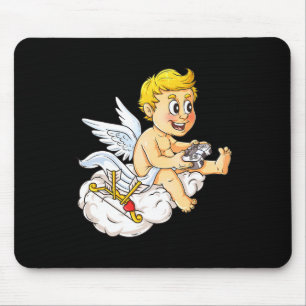 Valentines Day Cupid Video Gamer Controller Boys K Mouse Mat