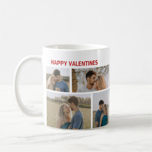 Valentines Day Custom 10 Photos Coffee Mug