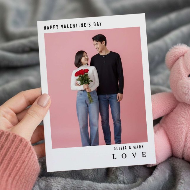 valentines day custom photo collage valentine  holiday card (Creator Uploaded)