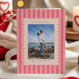 Valentine's Day Custom Photograph Romantic Holiday Card